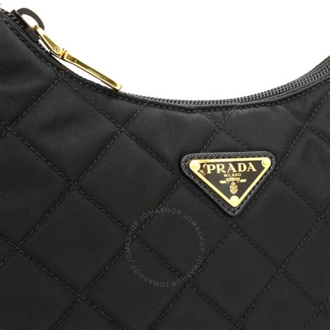 Prada Contenitore Maniglia Tessutu Nylon Quilted Shoulder Bag